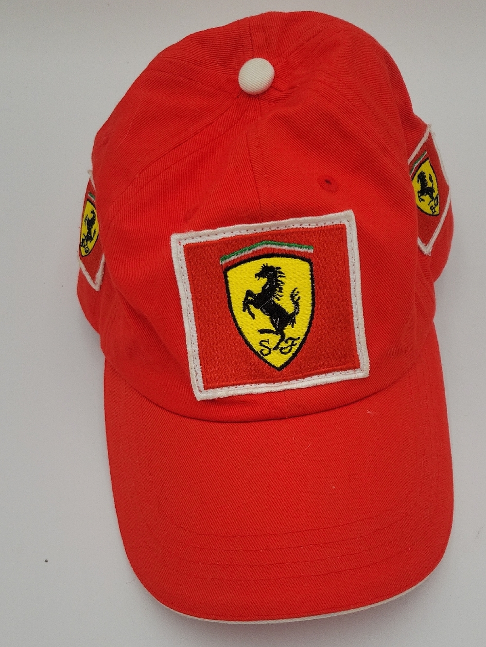 Ferrari FILA Red Patch Baseball Cap - Picture 2 of 6